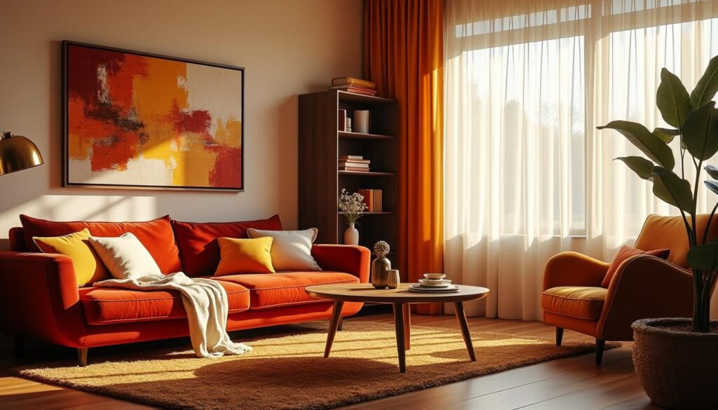 découvrez comment les couleurs chaudes peuvent métamorphoser l'ambiance de votre intérieur en apportant chaleur, convivialité et énergie à chaque pièce.