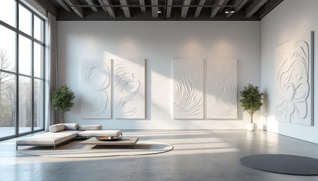 découvrez comment les peintures murales blanches transforment vos espaces intérieurs en véritables galeries d'art, alliant élégance et modernité pour sublimer chaque pièce.