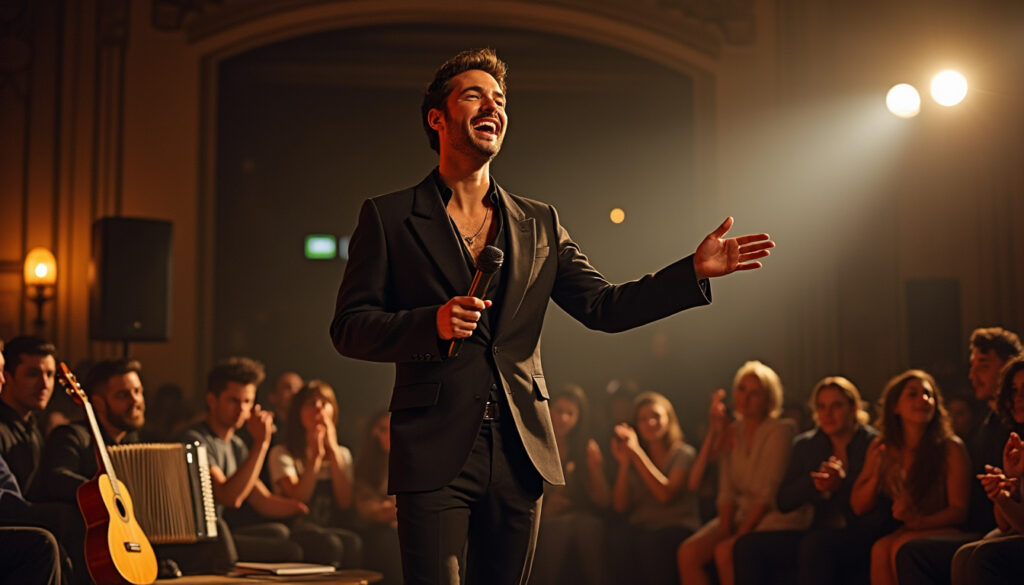 découvrez pourquoi le chanteur portugais charme tant les amateurs de musique francophone grâce à son style unique et sa voix captivante.