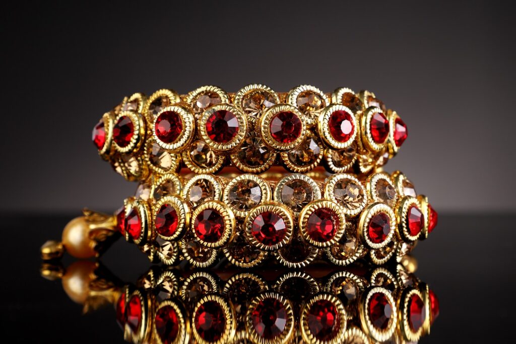 Traditional Indian Gold Bangles / Bracelet Jewelry Free Photo